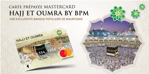 Carte prépayée Mastercard HAJJ Et OMRA 